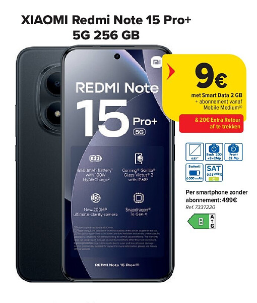 XIAOMI Redmi Note 15 Pro+ 5G 256 GB