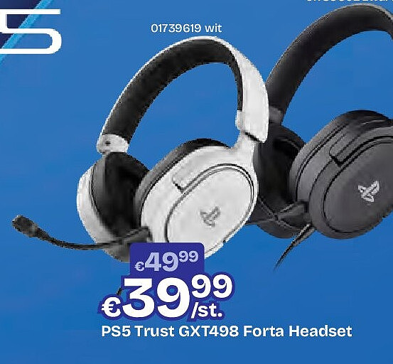 PS5 Trust GXT498 Forta Headset wit