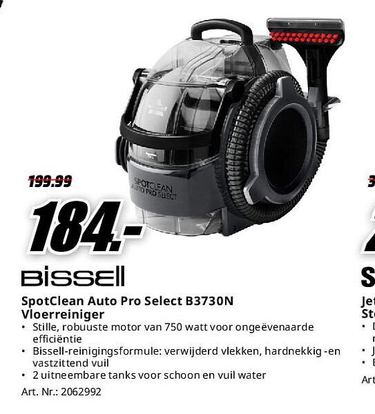 Bissell SpotClean Auto Pro Select B3730N Vloerreiniger