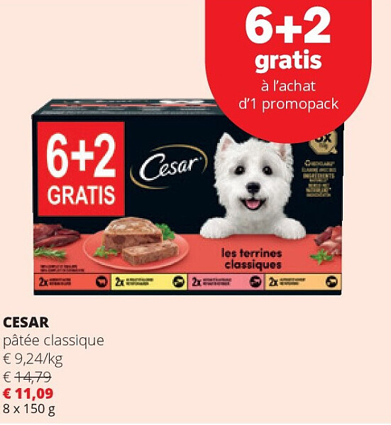 CESAR pâtée classique