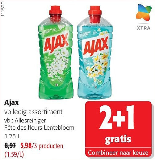 Ajax Allesreiniger Fête des fleurs Lentebloem 1,25 L
