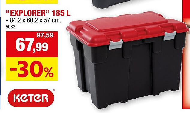 OPBERGKOFFER “EXPLORER” 185 L