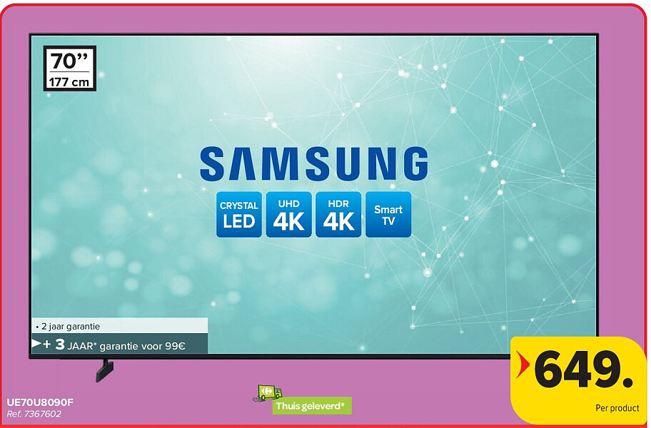 SAMSUNG UE70U8090F LED TV