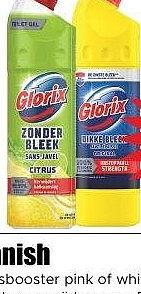 Glorix bleek of zonder bleek