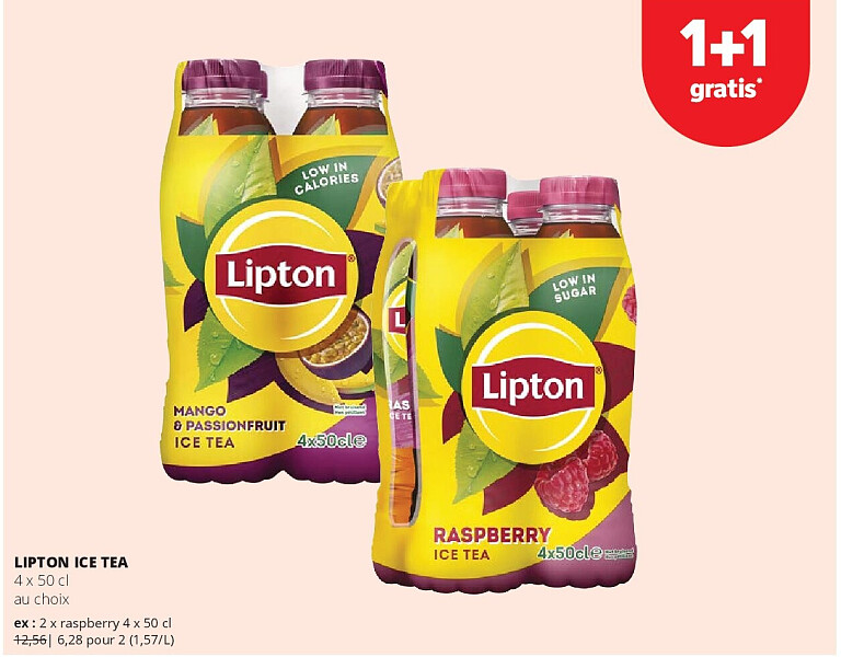 LIPTON ICE TEA raspberry 4 x 50 cl