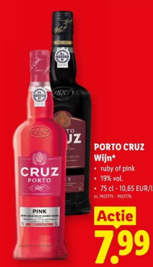 PORTO CRUZ Wijn