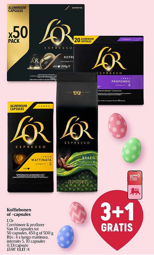 Koffiebonen of -capsules