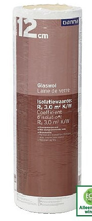 Gamma glaswol dikte 12 cm