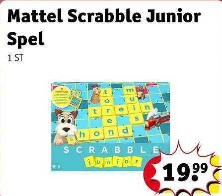Mattel Scrabble Junior Spel