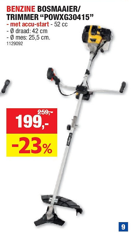 BENZINE BOSMAAIER/ TRIMMER “POWXG30415”