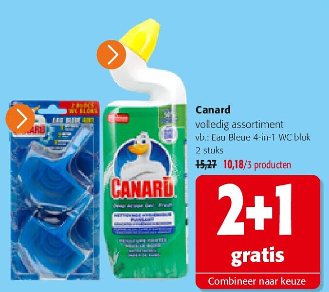 Canard Eau Bleue 4-in-1 WC blok 2 stuks