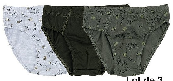 Slip enfant Tailles 92-128 / 1,5-8Y 60 % coton/40 % polyester