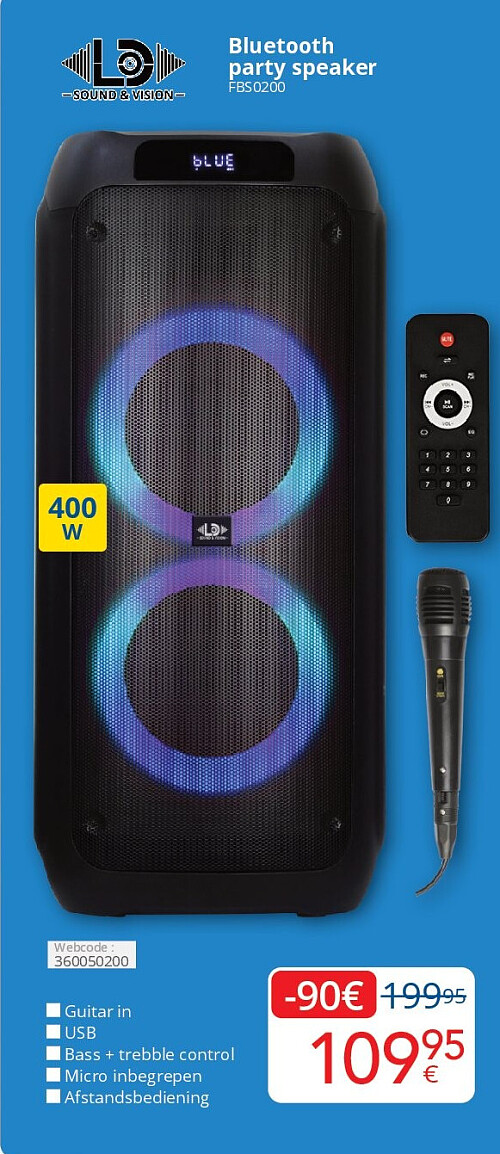 Bluetooth party speaker FBS0200