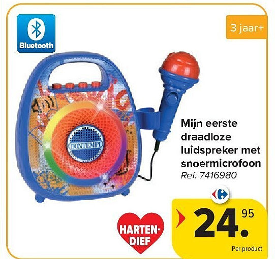 Mijn eerste draadloze luidspreker met snoermicrofoon