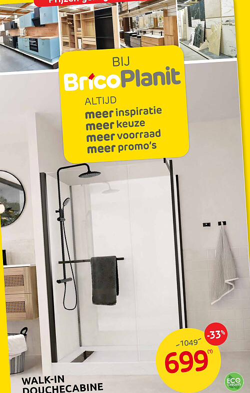 Walk-in douchecabine