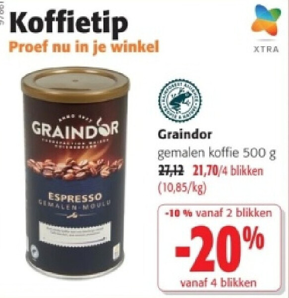 Graindor gemalen koffie 500 g
