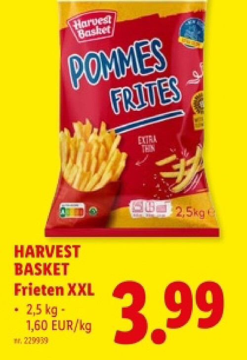 HARVEST BASKET Frieten XXL