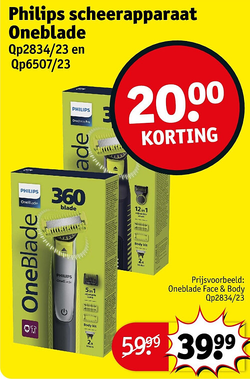 Philips scheerapparaat Oneblade