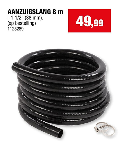 AANZUIGSLANG 8 m