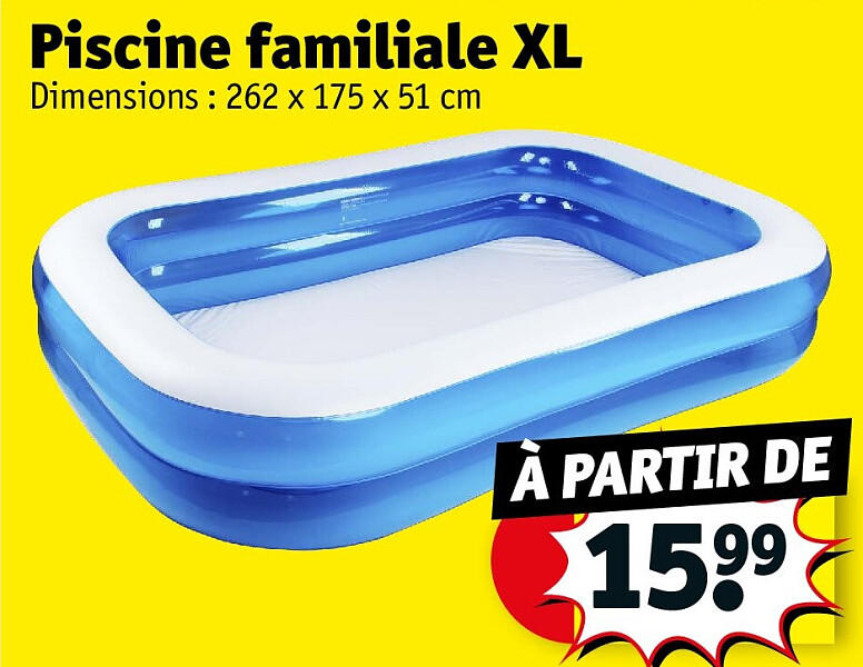 Piscine familiale XL