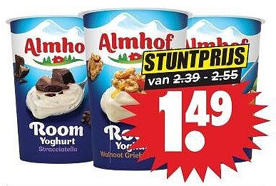 Almhof roomyoghurt
