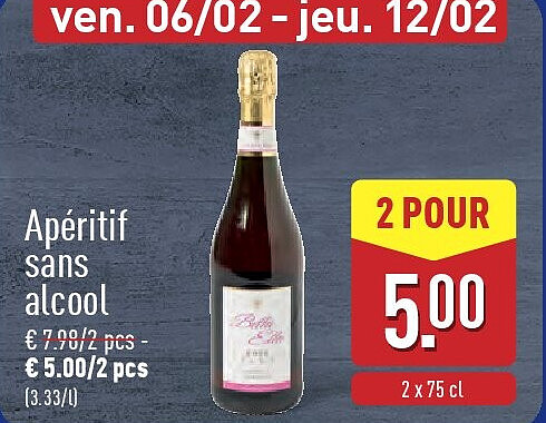 Apéritif sans alcool