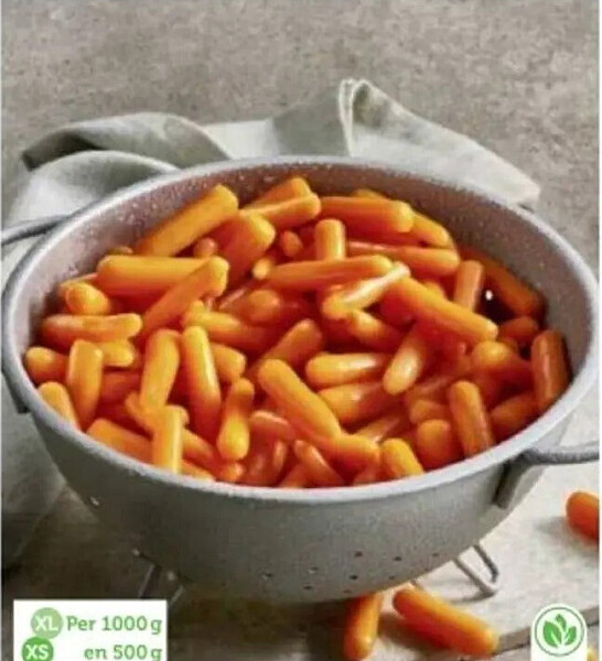 Jonge worteltjes 500 g