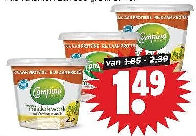 Campina milde kwark
