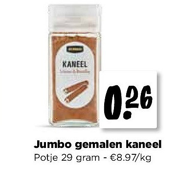 Jumbo gemalen kaneel