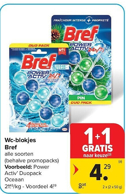 Wc-blokjes Bref