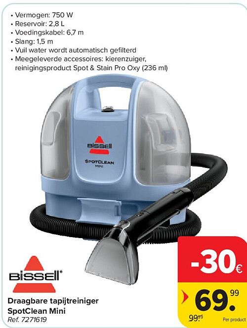 Draagbare tapijtreiniger SpotClean Mini