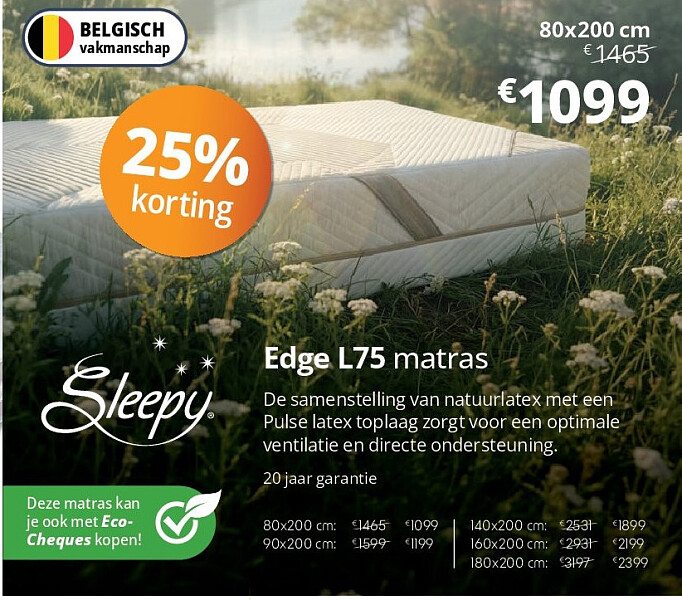 Edge L75 matras