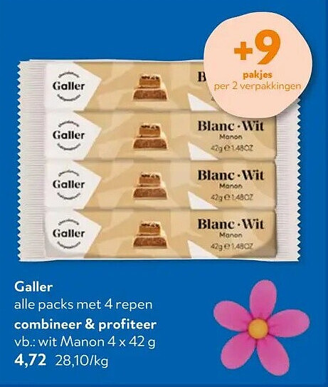 Galler wit Manon 4 x 42 g