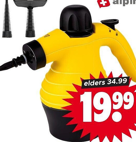 Alpina draagbare stoomreiniger