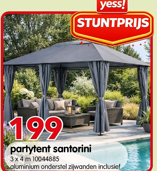 partytent santorini