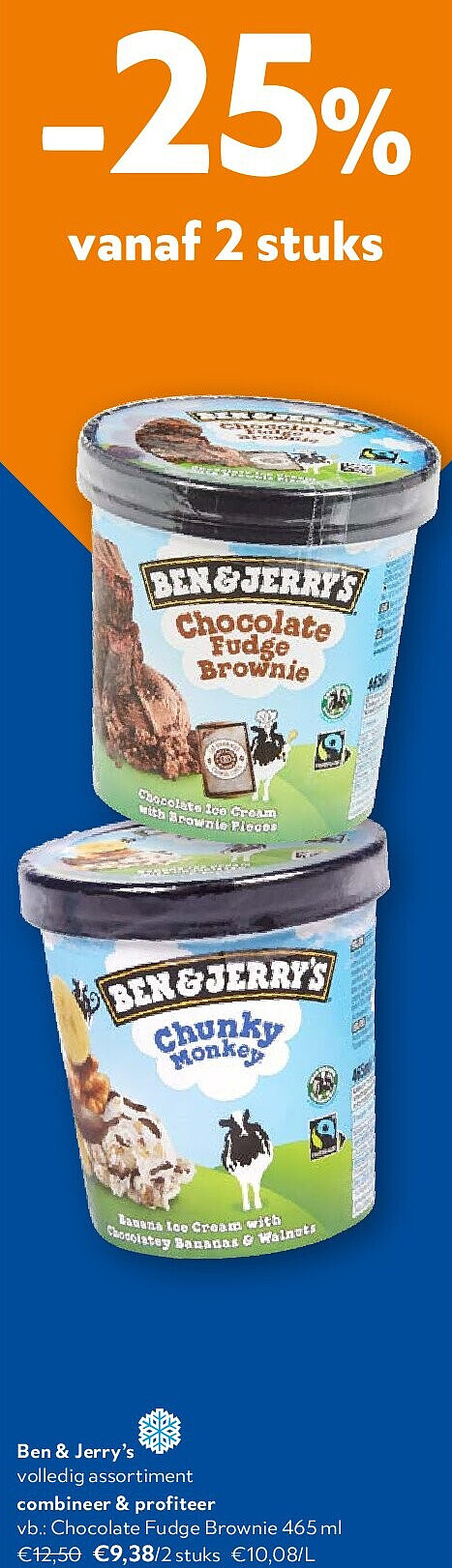 Ben & Jerry’s volledig assortiment