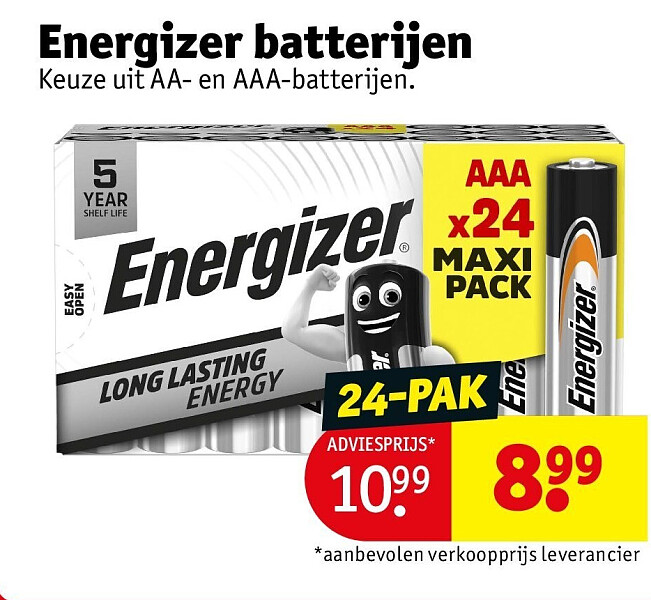 Energizer batterijen