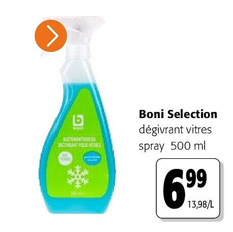 Boni Selection dégivrant vitres spray 500 ml