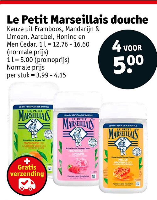 Le Petit Marseillais douche