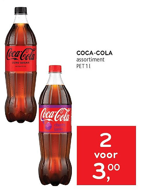 COCA-COLA assortiment PET 1 l