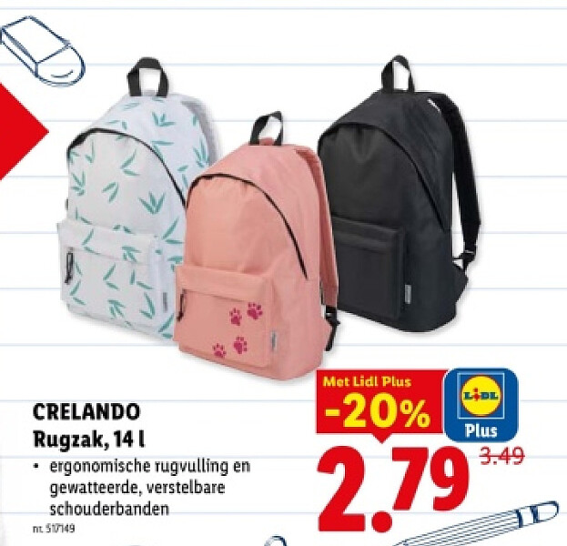 CRELANDO Rugzak, 141