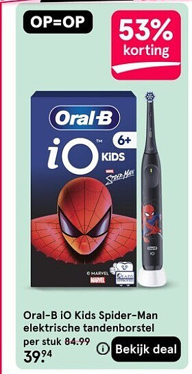 Oral-B iO Kids Spider-Man elektrische tandenborstel