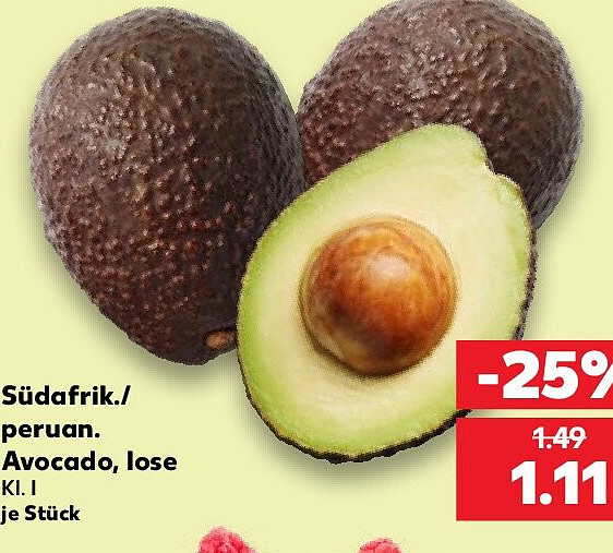 Südafrik./peruan. Avocado, lose