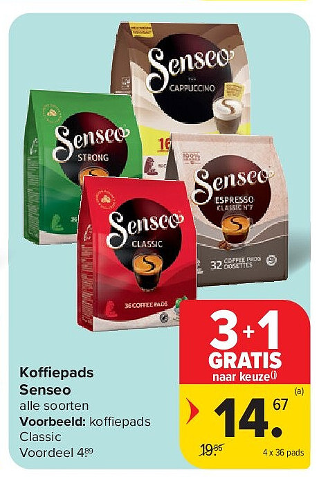 Koffiepads Senseo