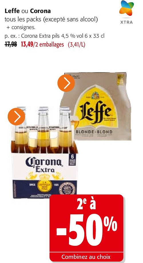 Leffe ou Corona