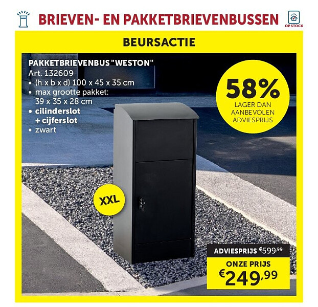 PAKKETBRIEVENBUS "WESTON"