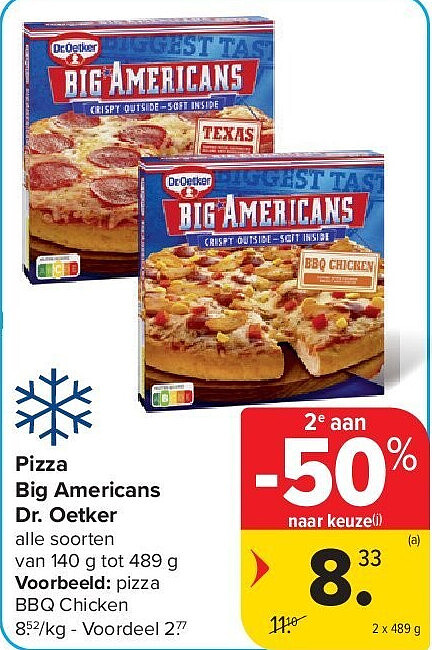 Pizza Big Americans Dr. Oetker