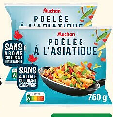 Poêlée de légumes à l'asiatique surgelée Auchan