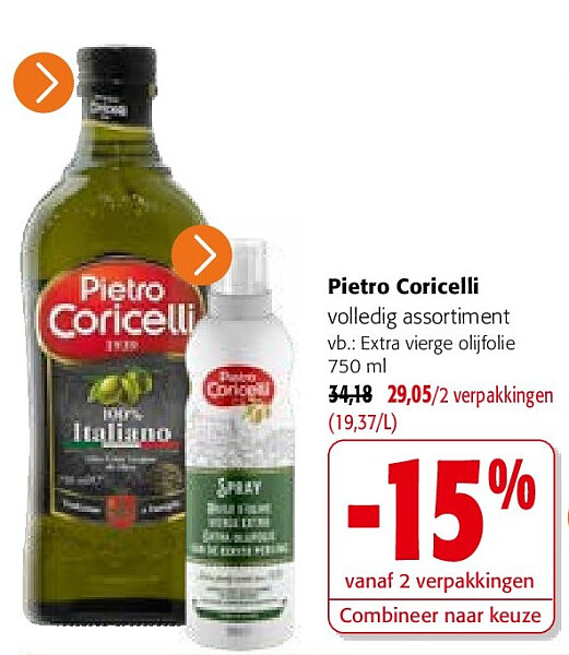 Pietro Coricelli Extra vierge olijfolie 750 ml