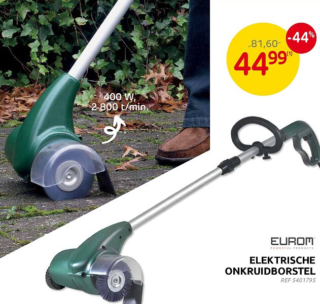 Elektrische onkruidborstel